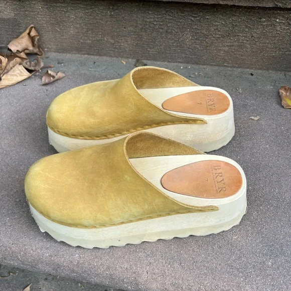 Bryr Chonk in Fennel - Platform Clogs sz7 - Picture 3 of 6